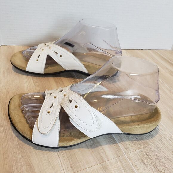 Vionic Sonja Women's Sandals Slip On Metallic Gold Bronze Casual Comfort Size 6 - Picture 4 of 7